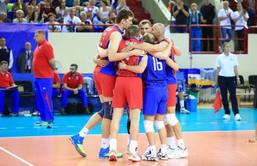 Россия проиграла Сербии в стартовом матче Мировой лиги волейбол, мужчины, мировая лига, сборная