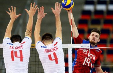 Россия проиграла Франции в четвёртом туре Мировой лиги волейбол, мужчины, мировая лига, сборная