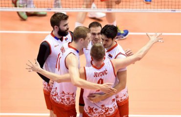 Сербия одержала пятую победу подряд в Мировой лиге, переиграв Болгарию волейбол, мужчины, мировая лига, сборная
