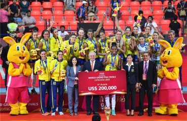 Сборная Бразилии - победитель Гран-при 2016 волейбол, женщины, сборная, мировой гран-при, 2016