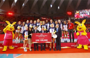 Сборная США - серебряный призер Гран-при 2016 волейбол, женщины, сборная, мировой гран-при, 2016