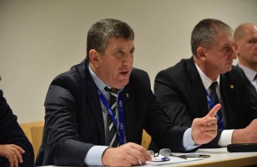 Михайло МЕЛЬНИК: "Національна збірна України буде готуватися до Євроліги у Черкасах" (ВІДЕО) мужской волейбол, юношеская сборная украины u-17, отбор на чемпионат европы в черкасах, интервью президента фву, мельник, черкасы, подготовка сборной