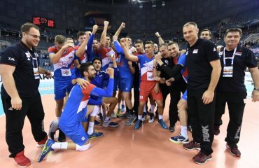 Сербия обыграла Болгарию и вышла в полуфинал ЧЕ-2017 мужской волейбол, чемпионат европы-2017, себрия победила болгарию, статистика фото видео матча, полуфиналы