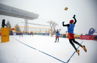 Євротур по волейболу на снігу відбудеться в Італії, Грузії, Австрії, Росії та Туреччині волейбол на снігу, єкв євротур 2018\19, місця проведення матчів