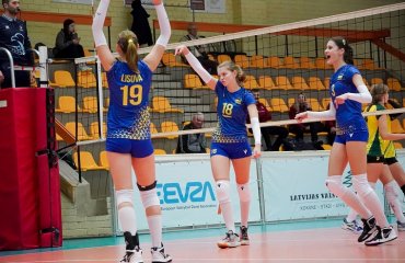 Дівоча збірна України U17 перемогла Литву в матчі чемпіонату СЄВЗА дівочий волейбол, чемпіонат сєвза 2022, євза, збірна україни ю17, латвія, результати матчей, дівчата