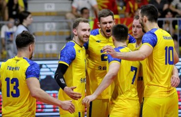 Збірна України завершила груповий раунд Євроліги з максимальним результатом чоловічий волейбол, чоловіча збірна україни з волейболу, національна збірна україни з волейболу, золота євроліга 2023, україна - македонія, результати