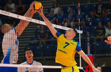 Чоловіча збірна України поступилася Словенії в першому матчі Євро-2023 чоловічий волейбол, чемпіонат європи з волейболу 2023, євроволей 2023, чоловіча збірна україни з волейболу, україна - словенія, результат гри