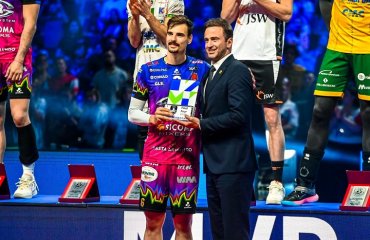 Джанеллі – MVP “Фіналу чотирьох” Ліги чемпіонів чоловічий волейбол, сімоне джанеллі італія перуджа, фінал чотирьох, мвп, ліга чемпіонів-2025, олег плотницький