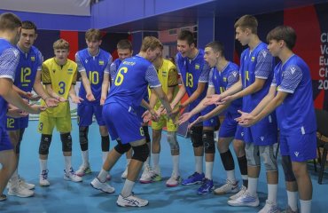 Україна здобула першу перемогу на чемпіонаті Європи U-16 чоловічий волейбол, юнацький волейбол, збірна україни з волейболу ю 16, чемпіонат європи з волейболу, україна - угорщина, результати матчу