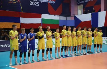 Юнацька збірна України U-16 поступилася Франції у матчі Євро-2025 чоловічий волейбол, збірна україни ю 16, чемпіонат європи з волейболу ю16, україна - франція результати матчу