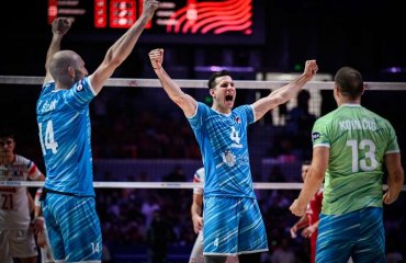 Словенія вийшла у півфінал Ліги націй-2025 чоловічий волейбол, нінбо, збірна словенії з волейболу, півфінал, перемога над францією