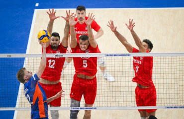 Туреччина вперше в історії вийшла до чвертьфіналу чемпіонату світу чоловічий волейбол, чемпіонат світу з волейболу, туреччина - нідерланди 1\4 фіналу, результати матчу, плей-оф, 1\8 фіналу, адіс лагумджія