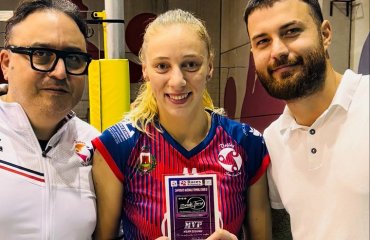 Українська волейболістка Юлія Камінська здобула звання MVP у дебютному сезоні в Італії жіночий волейбол, юлія камінська, українська волейболістка, чемпіонат італії з волейболу, волейбол україна, наші українці