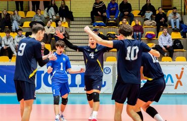 Україна U18 з розгромної перемоги стартувала на СЄВЗА-2025 чоловічий волейбол, збірна україни з волейболу ю18, україна - азербайджан, андрій левченко, сєвза-2025, результати матчу