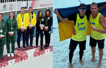 Золото і бронза: українці тріумфують у пляжному волейболі на Дефлімпіаді в Токіо пляжний волейбол, збірна україни з пляжного волейболу, чоловічий волейбол, жіночий волейбол, дефлімпіада-2025, дефлімпійські ігри-2025, токіо японія, Юлія Черненко, Раїса Рилова, Антон Кошкаров, Сергій Тарасов