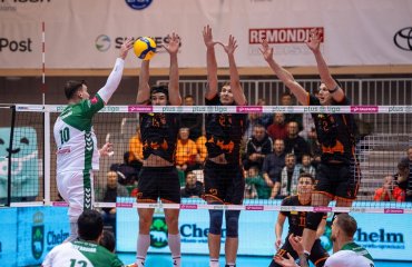 “Барком-Кажани” вирвали перемогу у дебютанта ПлюсЛіги в п’яти сетах чоловічий волейбол, вк барком-кажани львів, чемпіонат польщі з волейболу, холм, плюсліга, результати матчу, василь тупчій