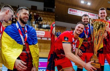 Український пасуючий Сергій Євстратов виграв Кубок Чехії чоловічий волейбол, сергій євстратов, український волейболісти, кубок чехії з волейболу, прага леви, волейбол україна