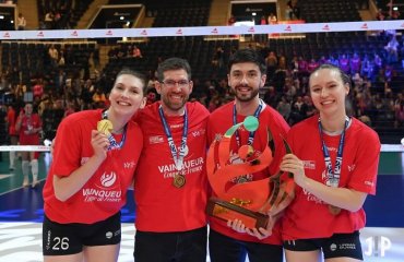 Українки Котар та Старостенко допомогли “Мюлузу” виграти Кубок Франції жіночий волейбол, уляна котар, крістіна старостенко, українські волейболістки, мюлуз франція, кубок франції з волейболу, волейбол україна