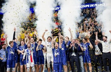 “Париж” сенсаційно виграв Кубок Франції вперше за 22 роки чоловічий волейбол, кубок франції з волейболу, париж воллей, ніцца, світовий волейбол, новини волейболу, волейбол франція