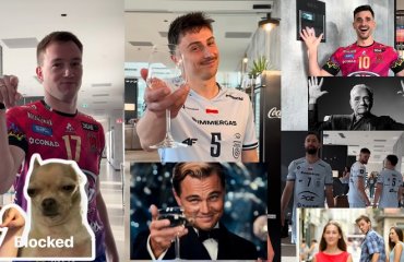 Плотницький та зірки Ліги чемпіонів взяли участь у Meme Challenge (ВІДЕО) чоловічий волейбол, ліга чемпіонів з волейболу 2026, фінал чотирьох, олег плотницький, відео, перуджа, варшава, варта польща, Meme Challenge, вірусне відео, тренди, фінал, півфінал