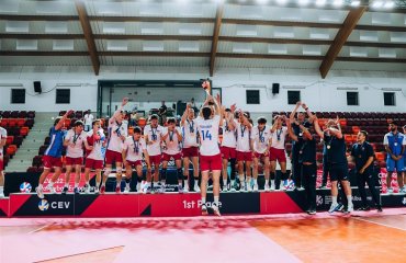 Чехія виграла чемпіонат Європи U22 чоловічий волейбол, молодіжний чемпіонат європи ю22, збірна чехії з волейболу, фінал, результати матчу