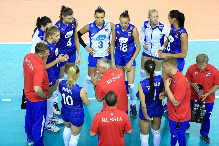  Женская сборная России по волейболу готовится к Олимпиаде в Новогорске