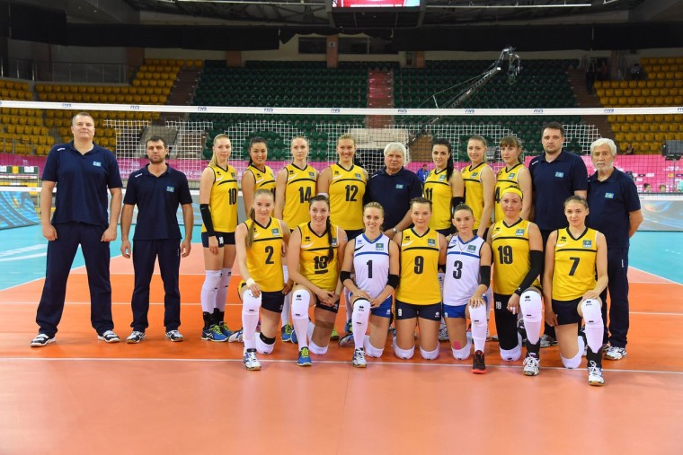  Женская сборная Казахстана готовится к Кубку Азии по волейболу