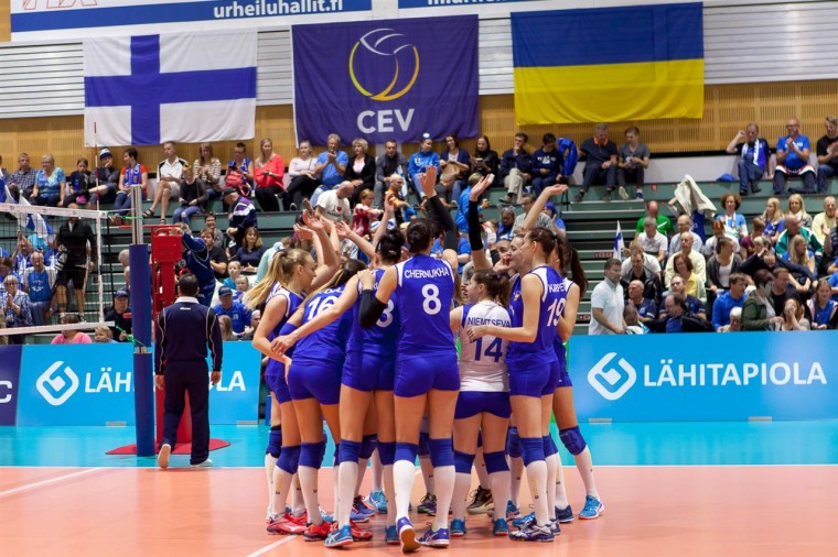 Жіноча збірна України Жіноча збірна України перемогла Фінляндію у першому фінальному матчі Євроліги-2017