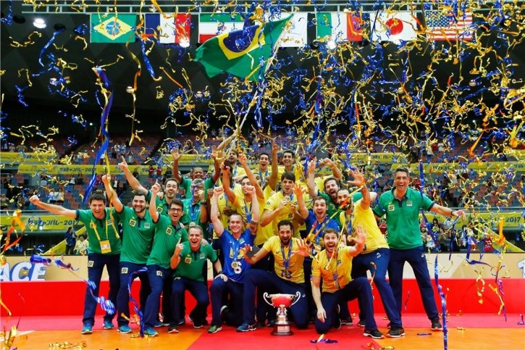Мужская сборная Бразилии Бразилия выиграла Всемирный Кубок чемпионов