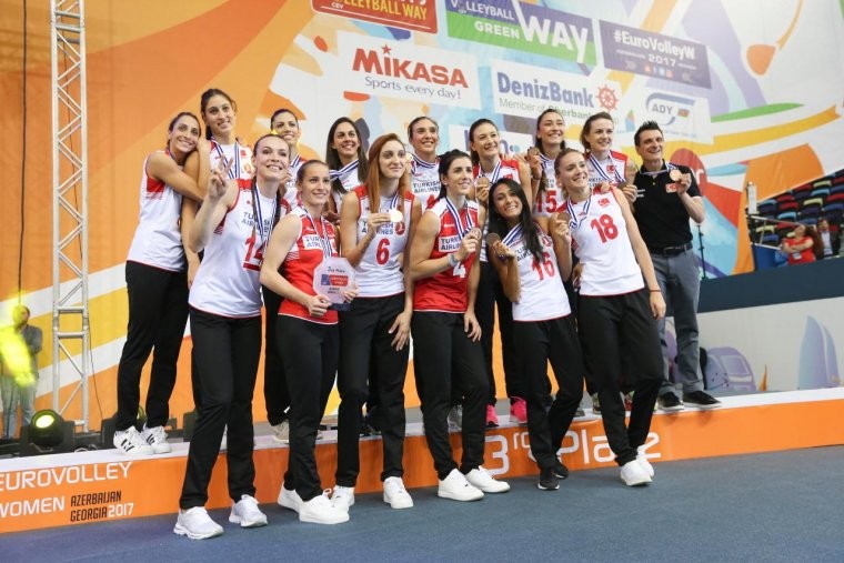 Женская сборная Турции Сборная Турции - бронзовый призёр чемпионата Европы-2017