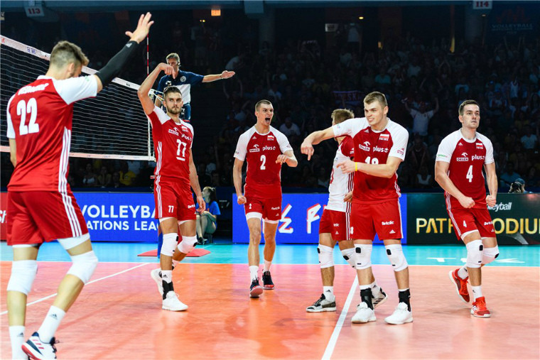 Збірна Польщі Польща в "Фіналі шести" Ліги націй обіграла Бразилію, США – Францію