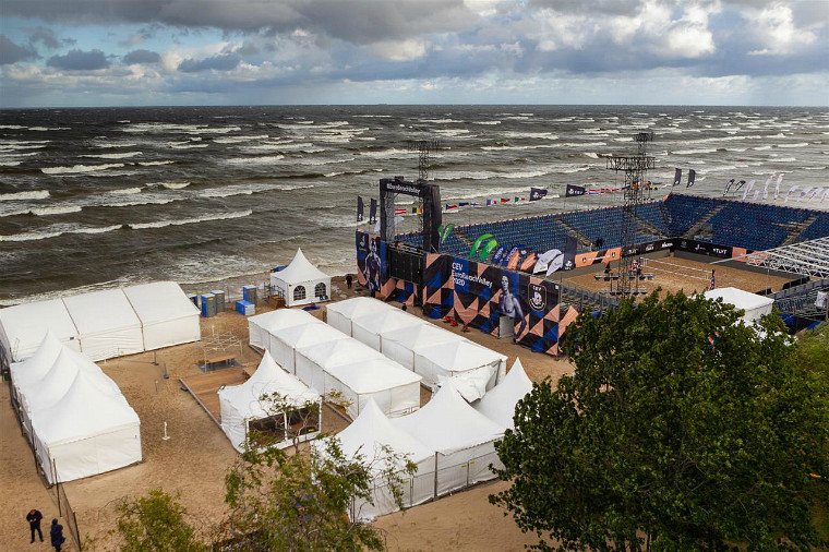  Ураган призупинив пляжний чемпіонат Європи в Латвії