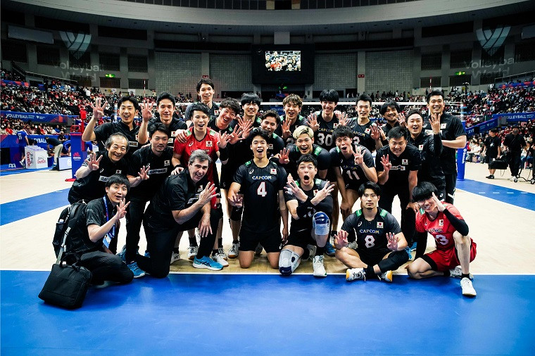 Збірна Японії з волейболу Японія лідирує у Лізі націй після першого ігрового тижня