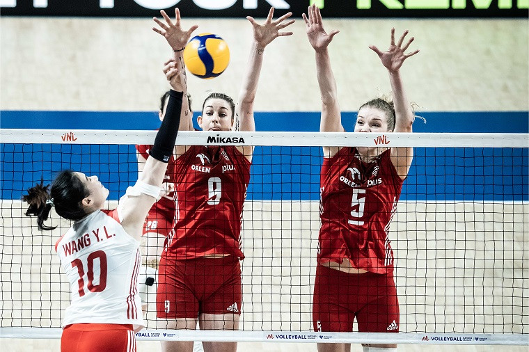 Збірна Польщі з волейболу Польща лідирує у жіночій Лізі націй після другого ігрового тижня