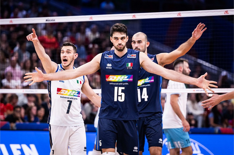 Збірна Італії з волейболу Італія розгромила Аргентину у чвертьфіналі Ліги націй