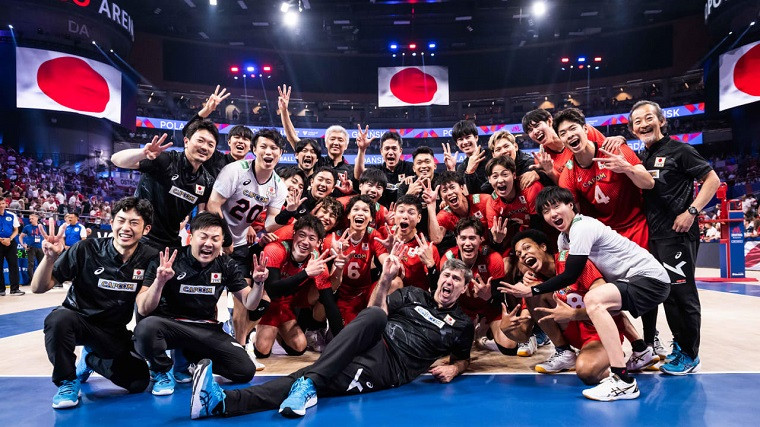 Збірна Японії з волейболу Японія вперше в історії стала призером Ліги націй