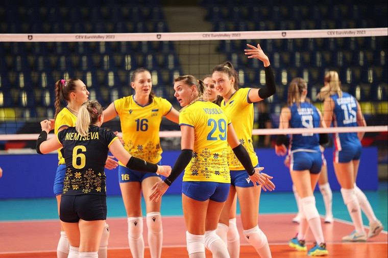 Жіноча збірна України з волейболу Жіноча збірна України обіграла Угорщину в матчі Євро-2023