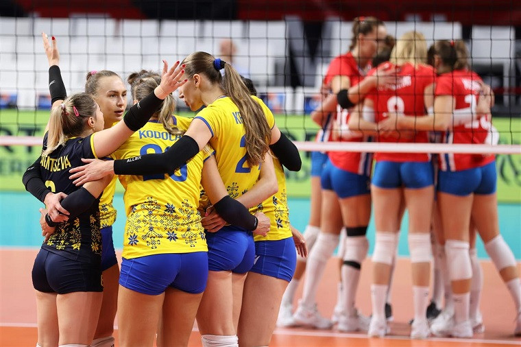 Жіноча збірна України з волейболу Жіноча збірна України програла Чехії в 1\8 фіналу чемпіонату Європи 2023