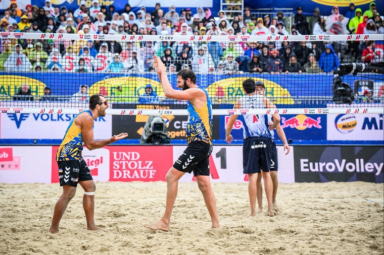 Сергій Попов та Едуард Рєзнік Українські пляжники дізналися суперників на чемпіонаті світу