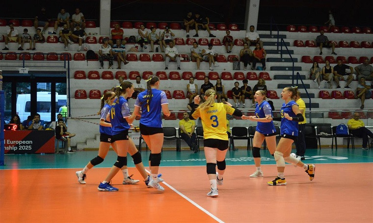 Дівоча збірна України з волейболу U16 Збірна України U-16 здобула другу перемогу на Євро-2025