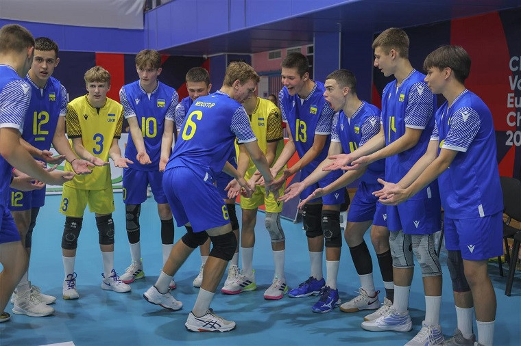 Збірна України з волейболу U16 Україна здобула першу перемогу на чемпіонаті Європи U-16