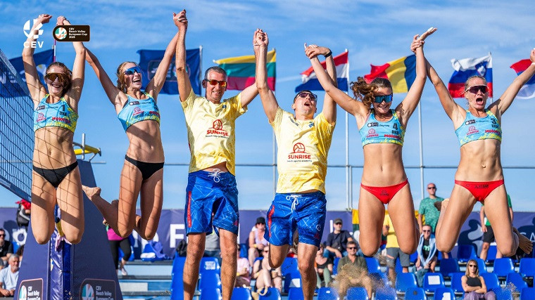  Українки стали переможницями Кубка Європи з пляжного волейболу серед клубів