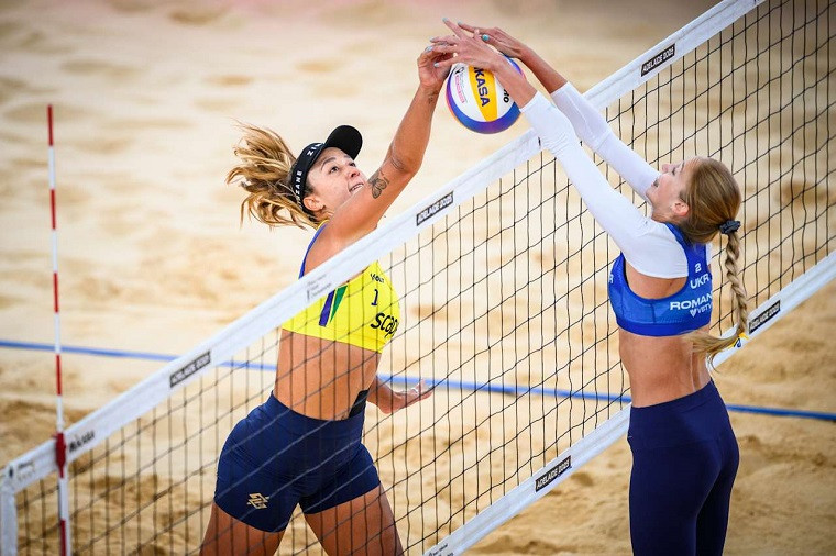  Пляжниці Лазаренко та Романюк зупинилися за крок від чвертьфіналу ЧС-2025