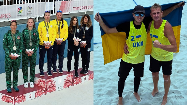  Золото і бронза: українці тріумфують у пляжному волейболі на Дефлімпіаді в Токіо