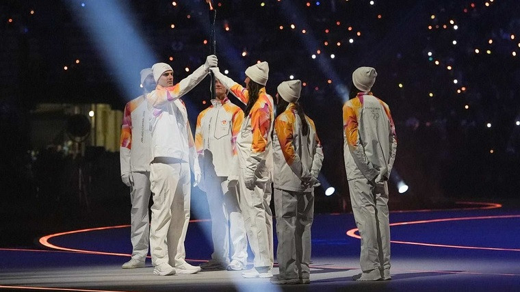  Італійські волейболісти взяли участь у церемонії відкриття Зимової Олімпіади-2026