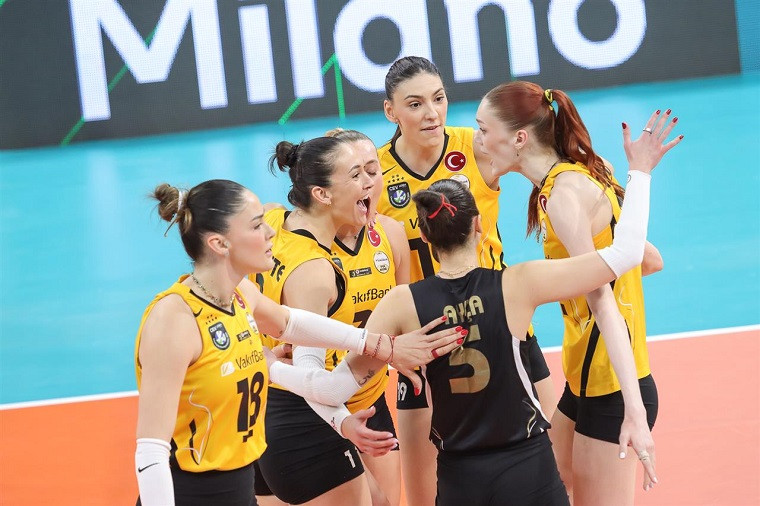 Вакифбанк “Вакифбанк” з 0:2 обіграв “Мілан” у 1/4 фіналу Ліги чемпіонів