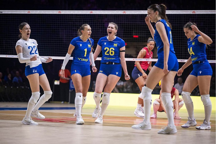 Жіноча збірна України з волейболу Україна – Німеччина. Ліга націй-2026. Трансляція