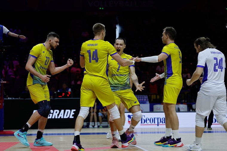Чоловіча збірна України з волейболу Україна здолала Іран і піднялася до топ-4 Ліги націй