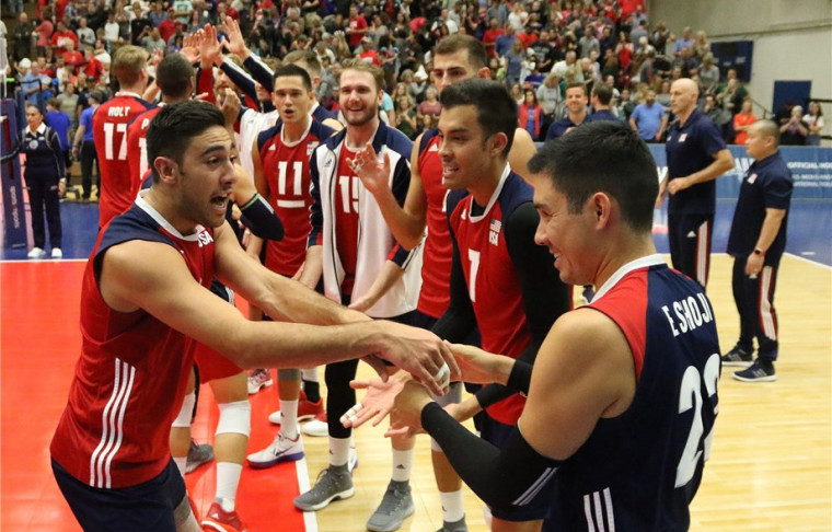 Мужская сборная США США, Доминикана и Канада завоевали путевки на ЧМ-2018