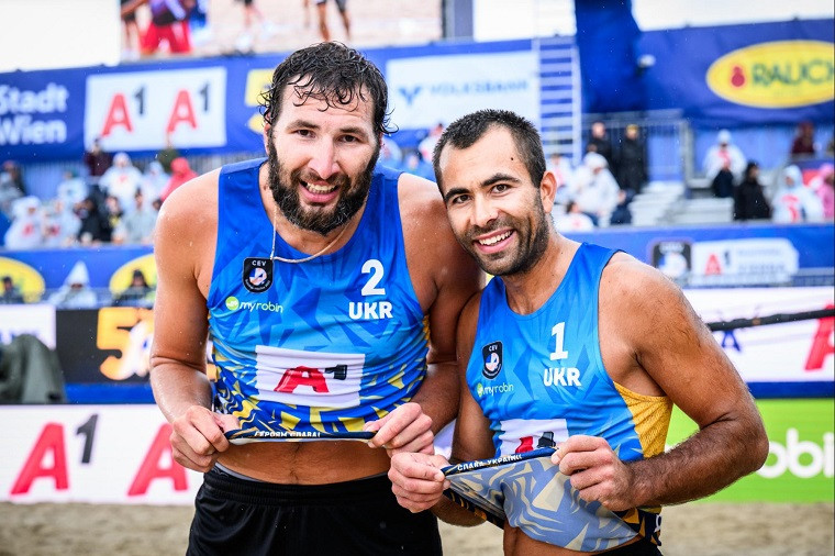 Сергій Попов та Едуард Рєзнік Сергій Попов та Едуард Рєзнік – бронзові призери чемпіонату Європи 2023